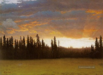 Kalifornien Sonnenuntergang Albert Bierstadt Ölgemälde